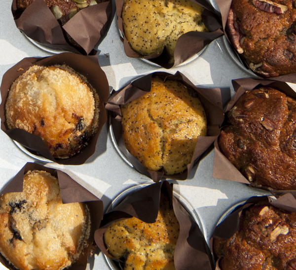 Fresher than fresh, Curry Muffins, straight from the oven.