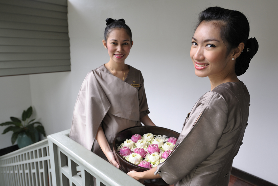Spa Flowers at the Mandarin Oriental Bangkok