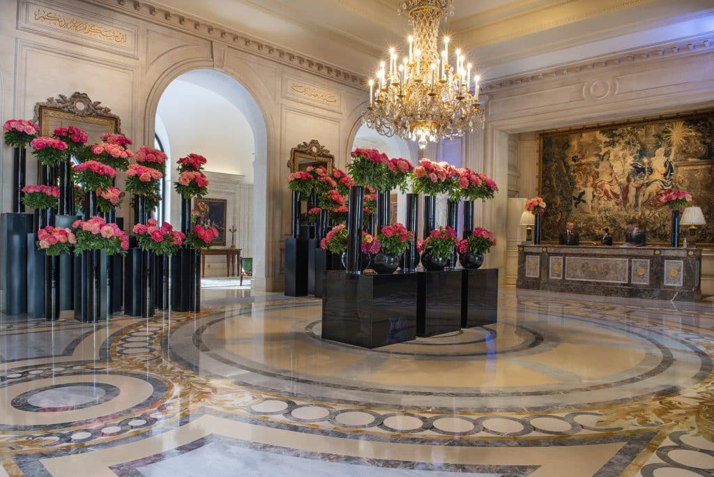 Four Seasons Hotel George V, Paris, in the Spring © Michelle Chaplow