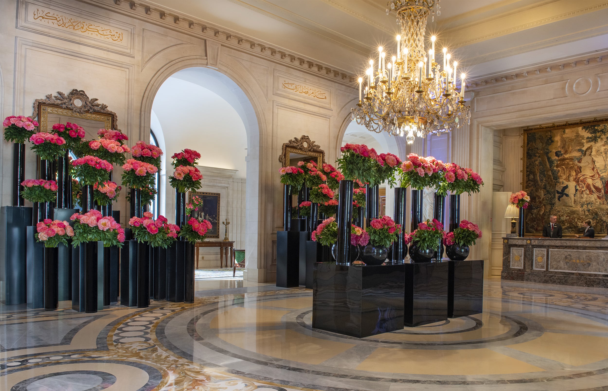 Four Seasons Hotel George V  Lobby by Michelle Chaplow 
