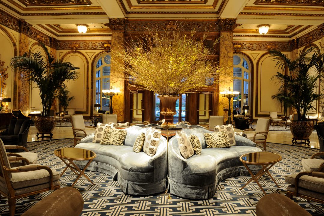 All about photographing The Fairmont Hotel, with its luxurious lobby